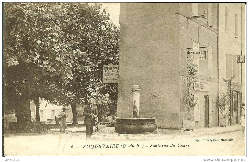 CPA  ROQUEVAIRE, Fontaine Du Cours  7070 - Roquevaire