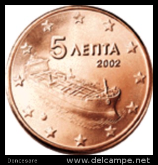 ** 5 CENT GRECE 2002 SANS LETTRE  NEUVE ** - Grèce