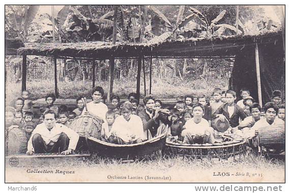 CAMBODGE INDOCHINE VIETNAM LAOS ORCHESTRE LAOTIEN SAVANNAKET Collection Raquez - Laos