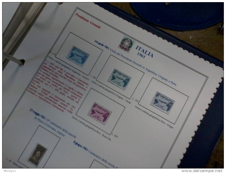 ALBUM Classificatore Ad Anelli A Schede  Della Repubblica Dal 2000 Al 2010 - Otros & Sin Clasificación