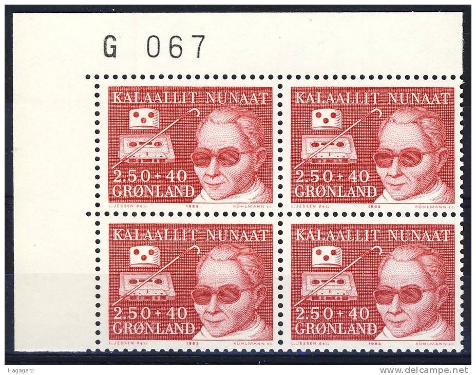 #Greenland 1983. Corner Bloc Of 4. No. G67. MNH(**) - Nuevos