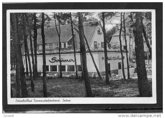 2408 OSTSEEHEILBAD TIMMENDORFERSTRAND   SAUNA  ~ 1950 - Timmendorfer Strand