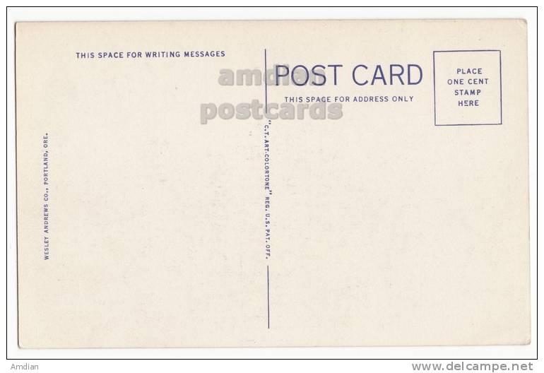 USA, BOISE IDAHO ID - STATE CAPITOL BUILDING - C1940s Vintage Unused Postcard [c3339] - Boise