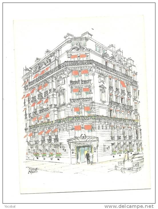 Cp, Commerce, Hôtel De La Trémouille, Paris (75) - Autres & Non Classés