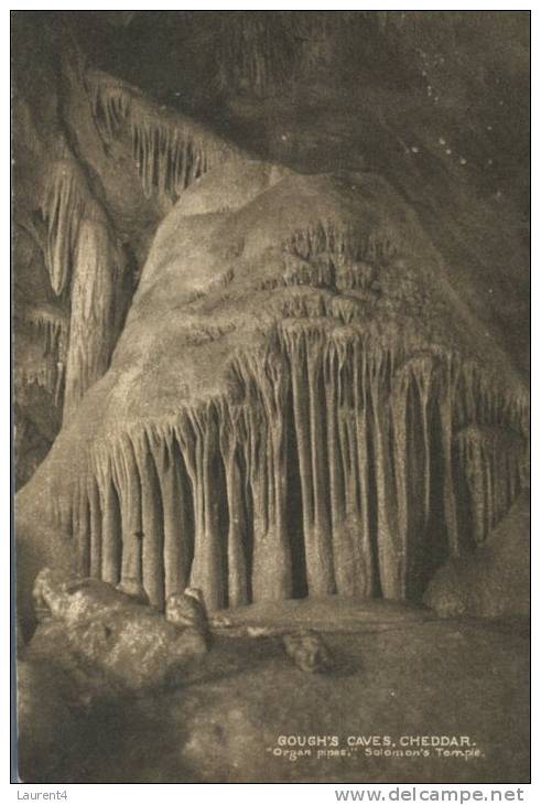 (110) Very Old Postcard - Carte Ancienne - UK -  Cheddar Caves - Cheddar