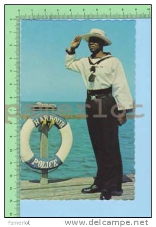 Barbade Barbados  ( Harbour Police At Bridgetown ) Postcard Carte Postale Post Card - Barbades