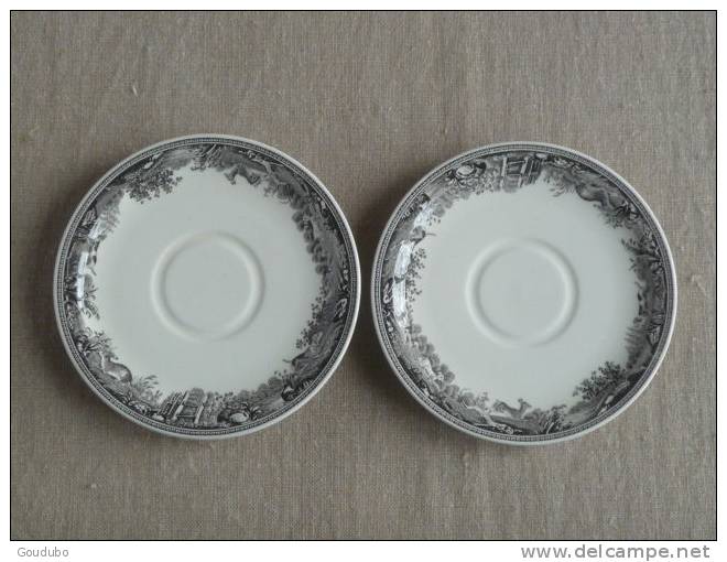 Villeroy & Boch SAAR Deux Coupelles Artemis Motif Chasse. Voir Photos. - Autres & Non Classés