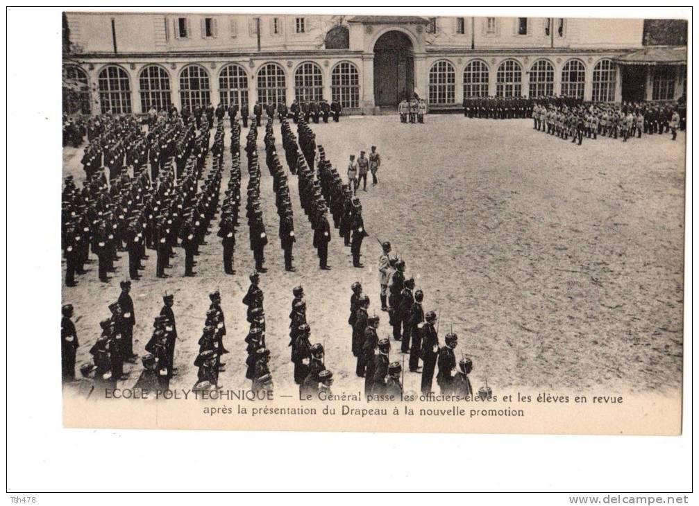 75---05----PARIS -ECOLE POLYTECHNIQUE-le Général Passe Les Officiers..............2- Scans - Arrondissement: 05