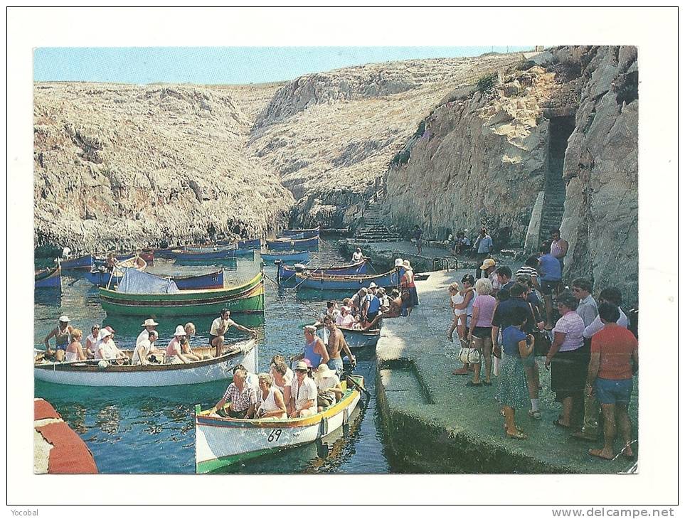 Cp, Malte, Passenger Boats, Wied Iz-Zurrieq, Voyagée 1995 - Malte