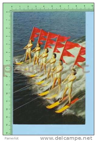 Florida ( Beauty On Parade The Aquamaids Of Cypress Gardens ) Postcard Carte Postale - Water-skiing