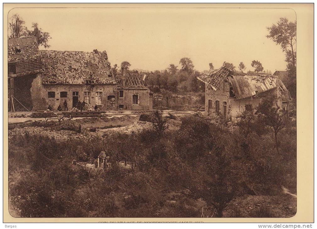 Planche Du Service Photographique Armée Belge Guerre 14-18 WW1 Noordschoote Aout 1917 - Autres & Non Classés