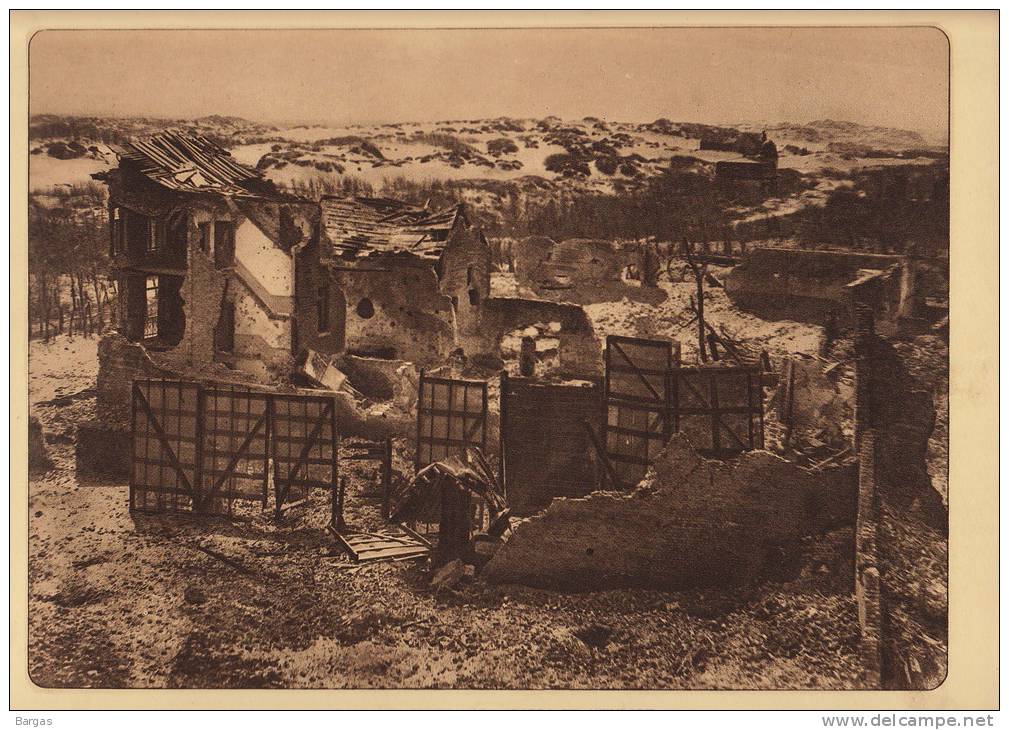 Planche Du Service Photographique Armée Belge Guerre 14-18 WW1 Ferme Dans Les Dunes Nieuport - Sonstige & Ohne Zuordnung