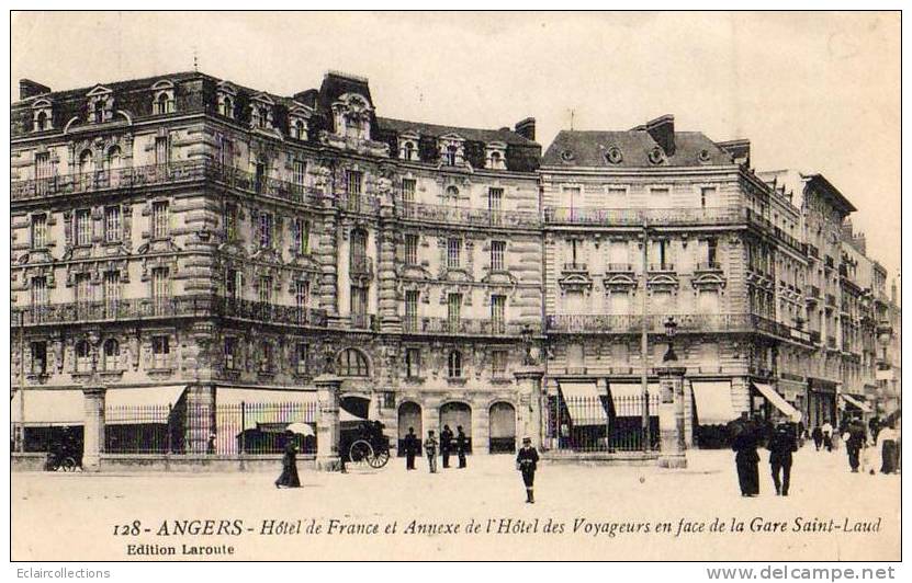 Angers  49   Hotel De France Face Gare St Laud - Angers