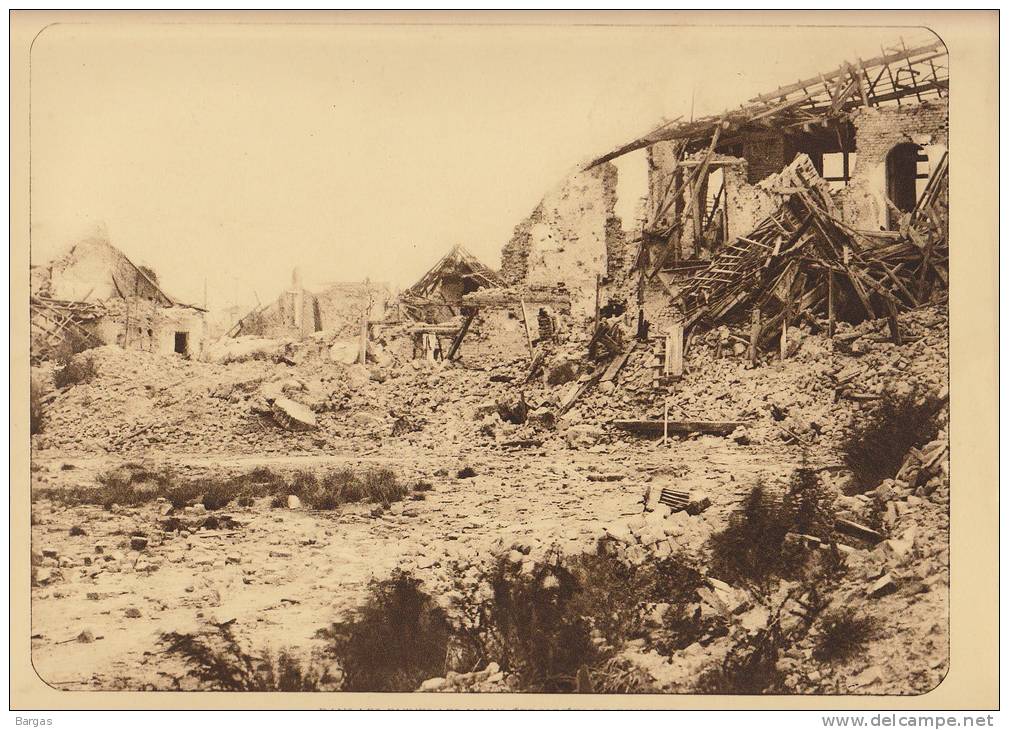 Planche Du Service Photographique Armée Belge Guerre 14-18 WW1 Ruine Les Moins éprouvées De Dixmude - Andere & Zonder Classificatie