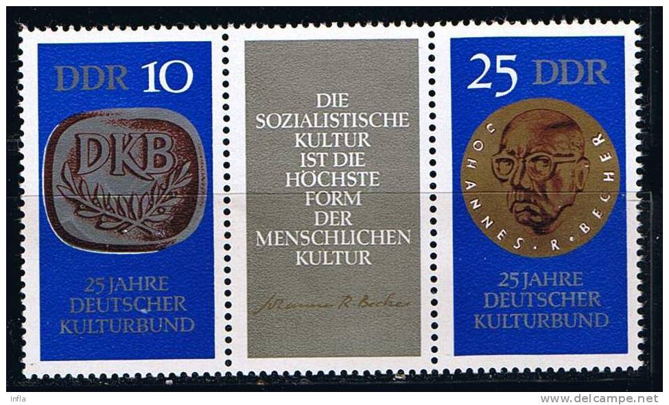 DDR 1970, Michel # 1592 - 1593 ** - Nuevos