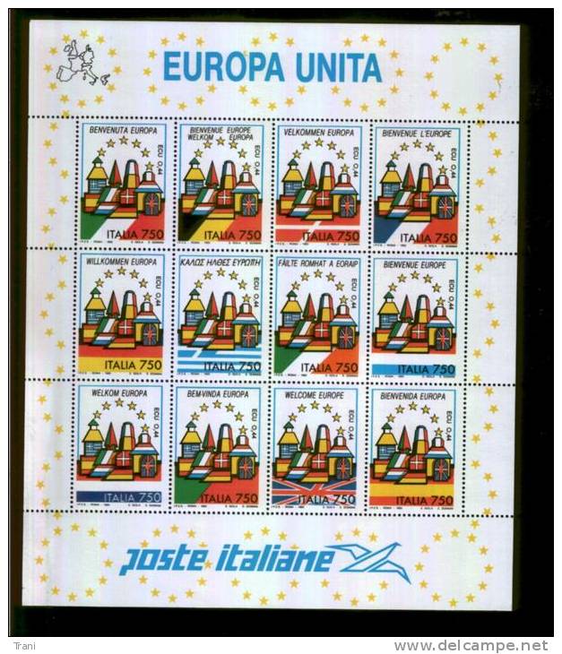 EUROPA UNITA - Anno 1993 - Blocks & Sheetlets