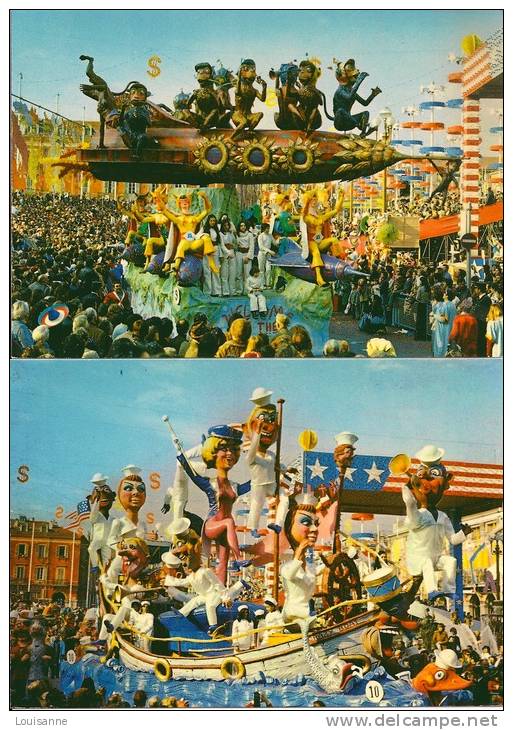 13 / 1 / 186 10 CPM ( GRD MOD ) DU CARNAVAL DE NICE (demander Les Autres Scans ) - 5 - 99 Cartoline