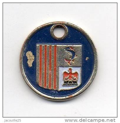 JETON CADDIE VILLE PACA PROVENCE ALPES COTE D'AZUR BLASON - Trolley Token/Shopping Trolley Chip