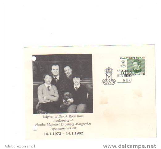 69703)cartolina Postale Groenlandia Con Un Valore + Annullo - Greenland