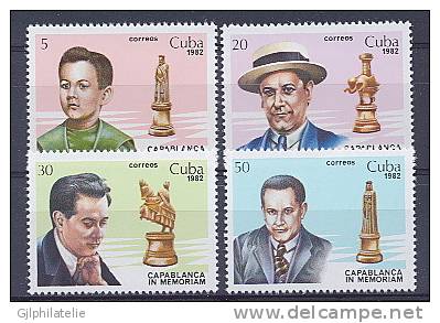 CUBA 2409/12 Echecs - Unused Stamps