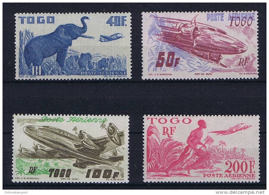 Togo : Yvert Ae 17 - 20 , MH/*, Maury CV 35 - Unused Stamps
