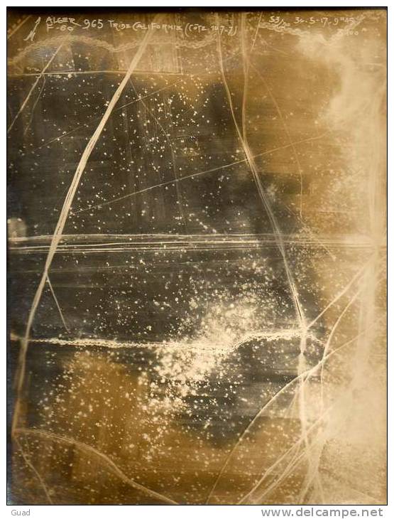 CHEMIN DES DAMES - PLATEAU DE CALIFORNIE - WW1 PHOTO AERIENNE 17cmx23cm  DU 30.05.17 - LES BOMBARDEMENTS - Altri & Non Classificati