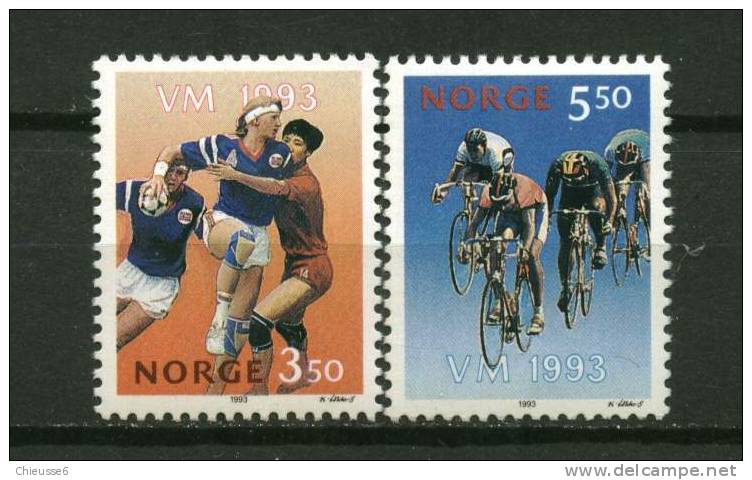 Norvège ** N° 1086/1087 - Championnats Du Monde En Norvège - Neufs