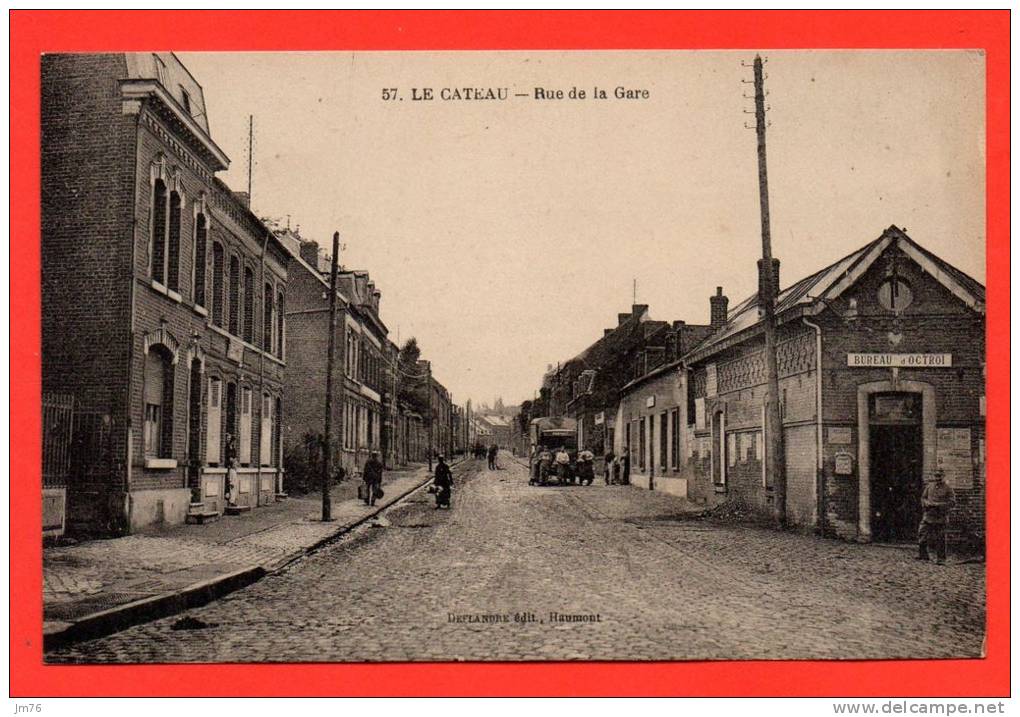 LE CATEAU - Rue De La Gare. (animation) - Le Cateau