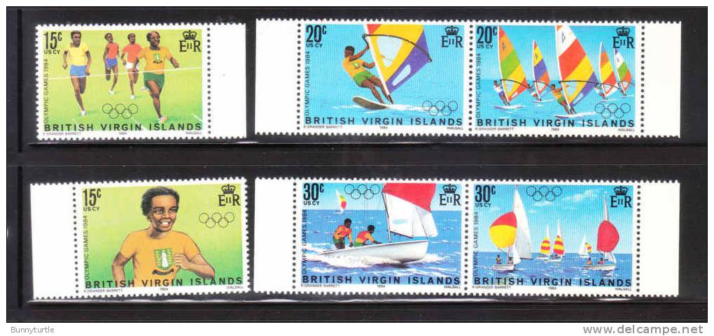 Virgin Islands 1984 Summer Olympics Sports Olympic MNH - Britse Maagdeneilanden
