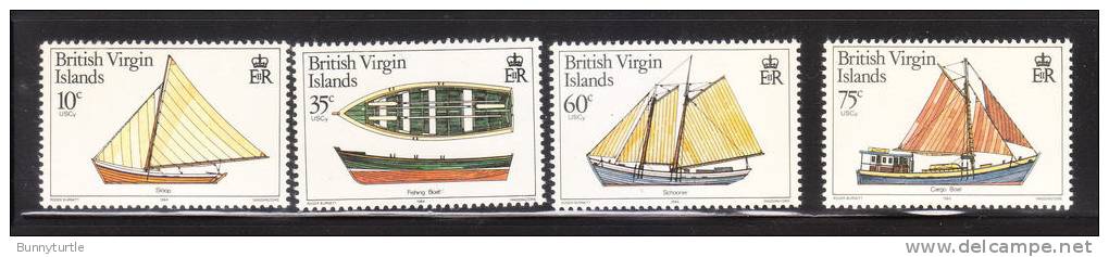 Virgin Islands 1984 Local Boats Ship Ships MNH - Britse Maagdeneilanden