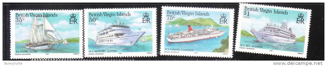 Virgin Islands 1986 Crusie Ships Ship MNH - British Virgin Islands