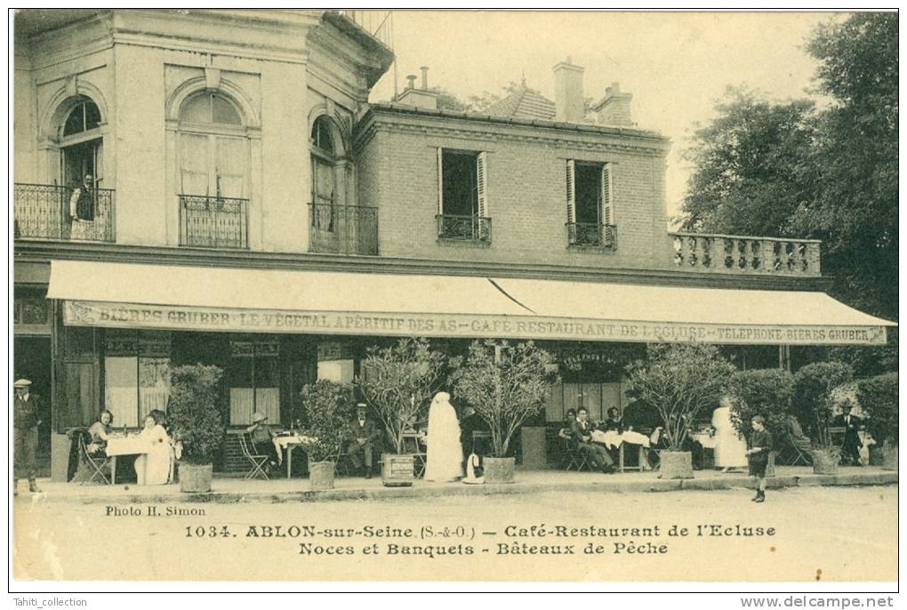 ABLON-sur-SEINE - Café-Restaurant De L'Ecluse - Ablon Sur Seine