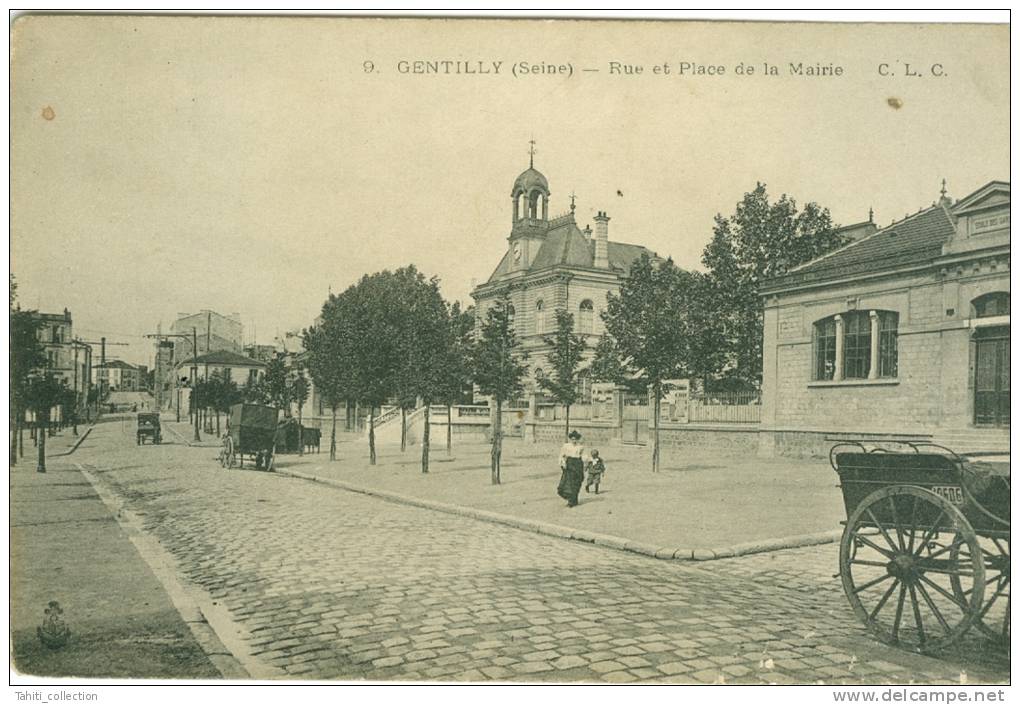 GENTILLY - Rue Et Place De La Mairie - Gentilly