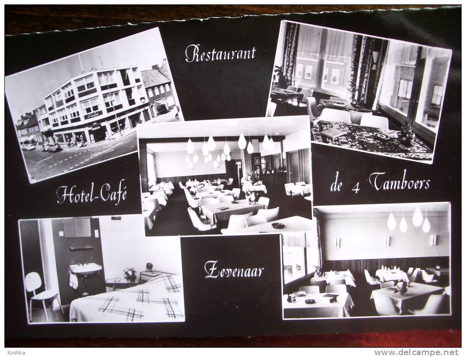 ZEVENAAR - Niet Verzonden - Hotel - Café - Restaurant - De 4 Tamboers - +/- 1965 - Lot VO 12 - Zevenaar