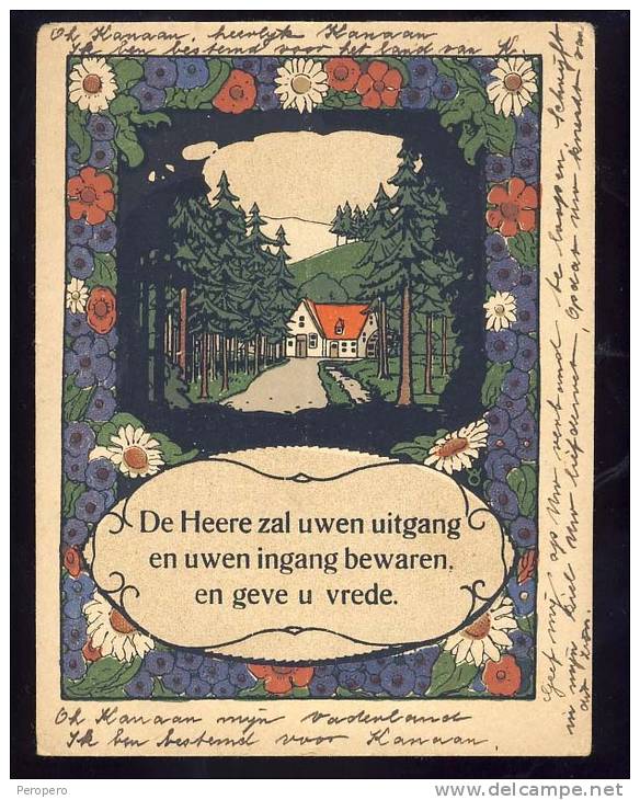 NETHERLANDS    De Heere Zal Uwen Uitgang En Uwen Ingang Bewaren En Geve U Vrede - 1900-1949