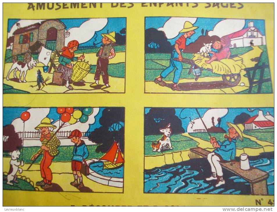 Amusement Des Enfants Sages/ A Découper Et à Coller / N°430/Vers 1930      JE63 - Sonstige & Ohne Zuordnung