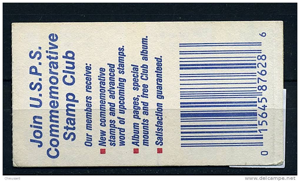 Etats Unis ** Carnet C1709 - Timbres Pour Lettre De Voeux - 3. 1981-...
