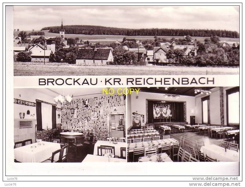 BROCKAU - KR.  REICHENBACH - Und 2 Zillestube Und Saal Im Kulturhaus Brockau - 3 Vues - Reichenbach I. Vogtl.