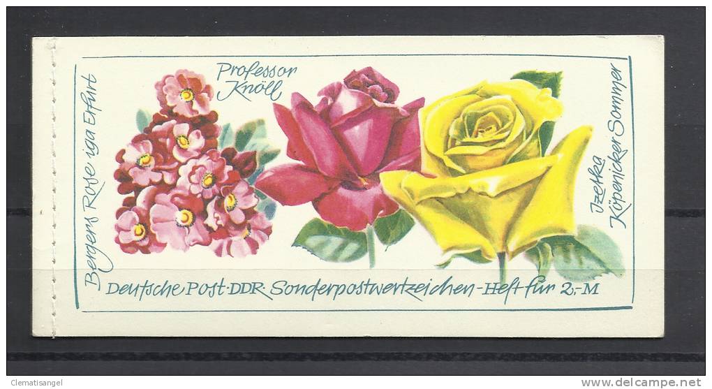 TOP!! DDR MARKENHEFT 6 * ROSEN IGA ERFURT * POSTFRISCH **!! - Booklets