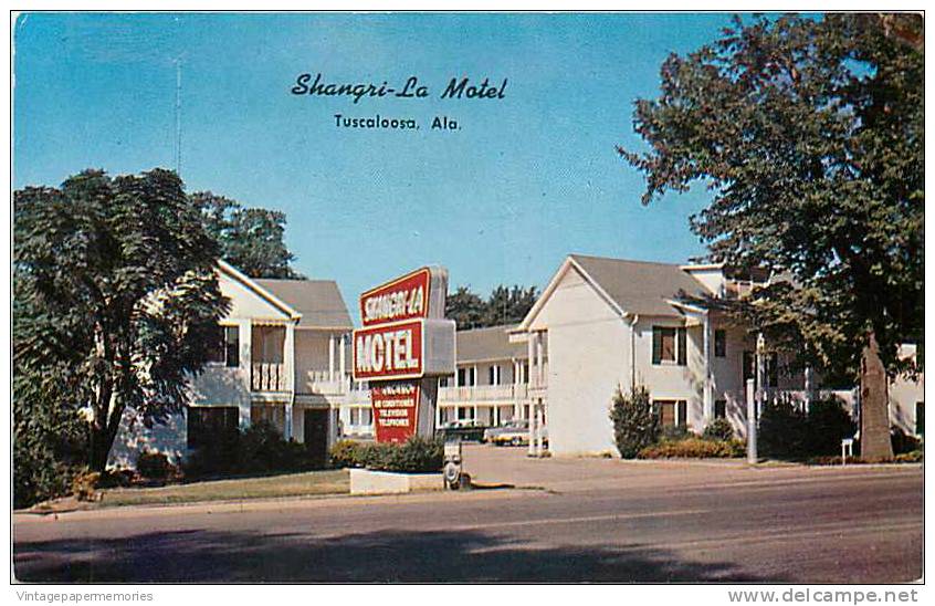 206715-Alabama, Tuscaloosa, Shangri-La Motel - Tuscaloosa