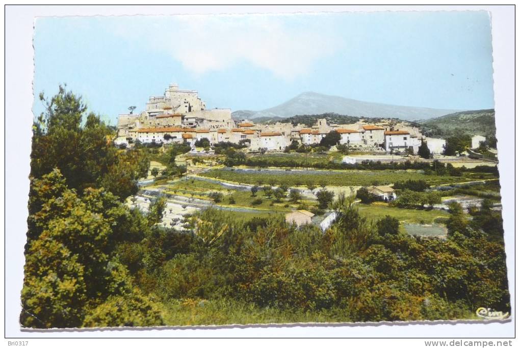 LE BARROUX - CPSM 84 - LE CHATEAU  Et Le MONT VENTOUX. - Other & Unclassified