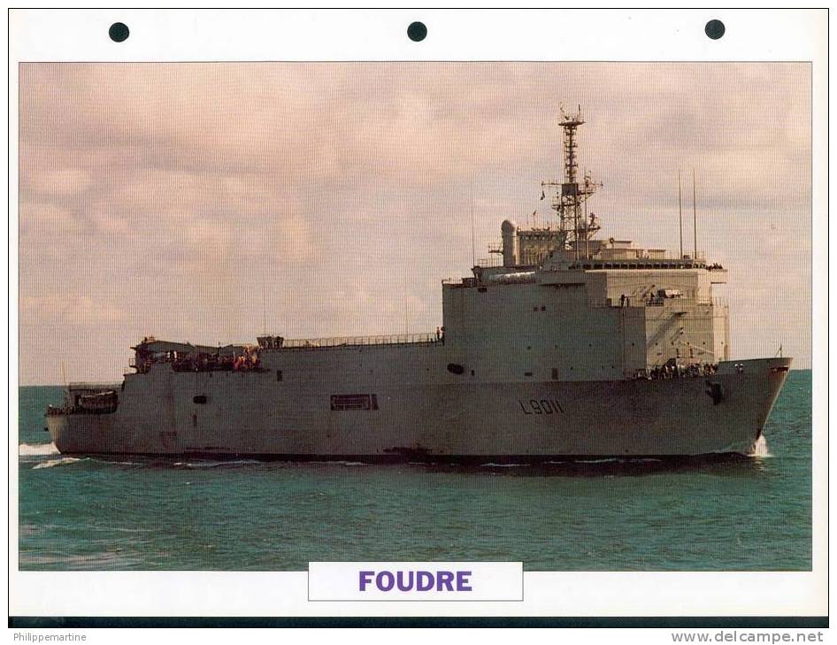 France 1988 : Transport De Chalands De Débarquement FOUDRE - Bateaux