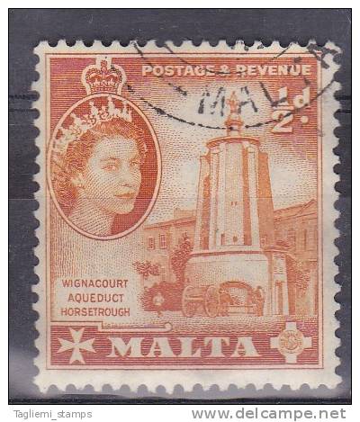 Malta, 1956-58, SG 267, Used - Malta (...-1964)