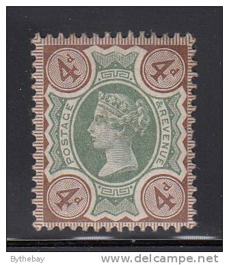 Great Britain MH Scott #116 4p Victoria - Unused Stamps