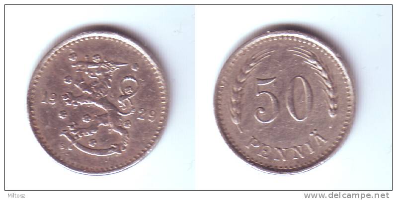 Finland 50 Pennia 1929 - Finland