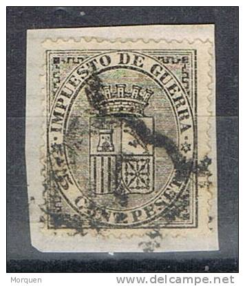 Sello 5 Cts Impuesto De Guerra 1874, ARAÑA De Granada, Num 141 º - Kriegssteuermarken