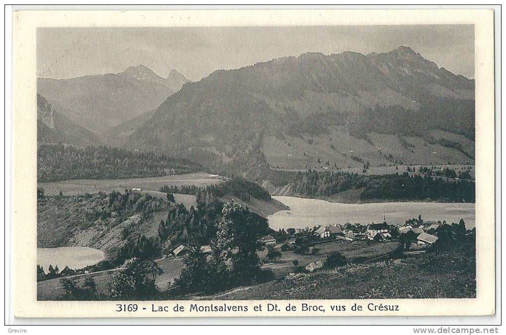 Crésuz Et Le Lac De Montsalvens - Crésuz