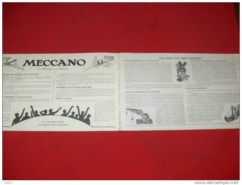 CATALOGUE JEUX DE CONSTRUCTION MECCANO N° 3 DE 1948 - Meccano