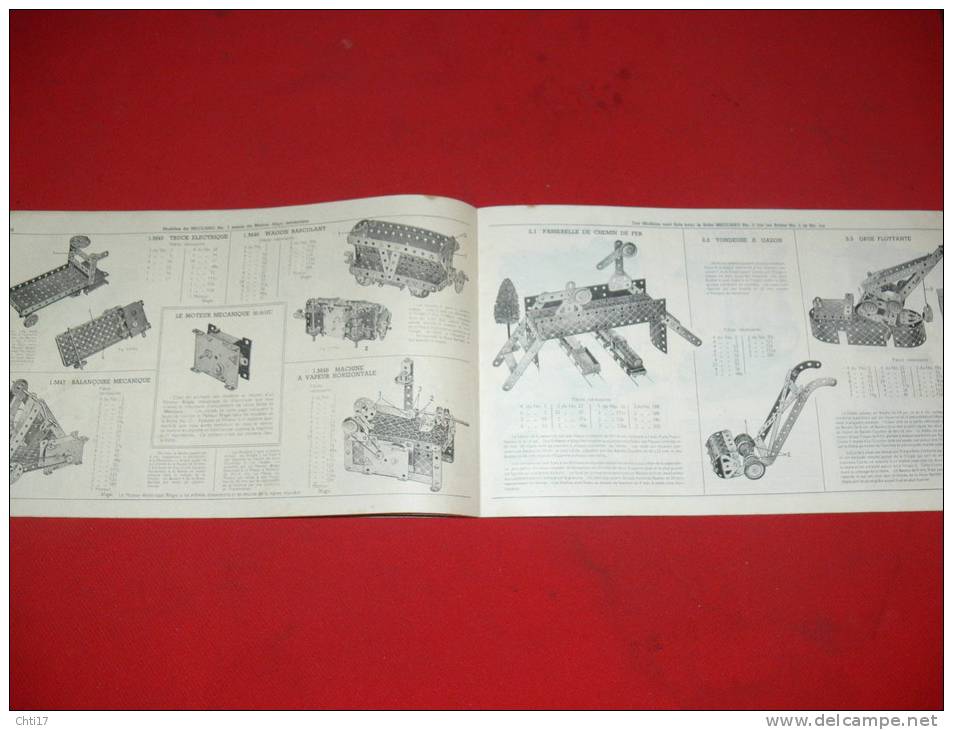 CATALOGUE JEUX DE CONSTRUCTION MECCANO N° 3 DE 1948