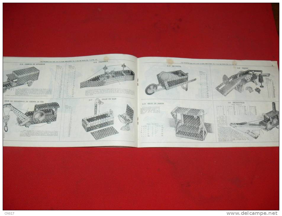 CATALOGUE JEUX DE CONSTRUCTION MECCANO N° 3 DE 1948